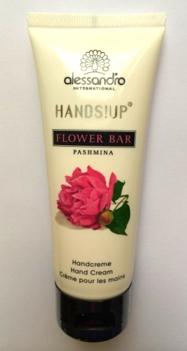Alessandro (Алессандро) Ароматерапевтический крем для рук Пион (Flower Bar Pashmina Hand Cream), 75 мл.