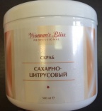 Woman's Bliss (Вуманз Блисс) Сахарно-Цитрусовый скраб для тела (Citrus Therapy), 500 мл