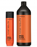 Matrix (Матрикс) Шампунь для гладкости непослушных волос с маслом ши «Мега Слик» (Mega Sleek Shampoo), 300/1000 мл.