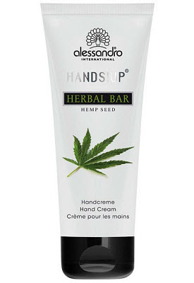 Alessandro (Алессандро) Ароматерапевтический крем для рук Конопля (Herbal Bar Hempseed Hand Cream), 75 мл.