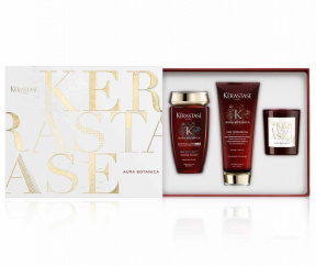 Kerastase (Керастаз) Новогодний набор Аура Ботаника (Aura Botanica), 250+200 мл. + фирменная свеча