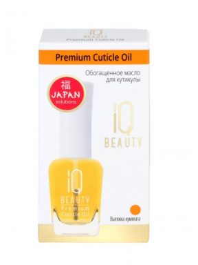 IQ Beauty (Ай Кью Бьюти) Обогащённое масло для кутикулы (Premium Cuticle Oil), 12,5 мл.