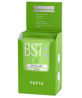 Tefia (Тефия) Процедура интенсивного ухода за волосами "Объем" Концентат + Бустер (Mycare Salon) 5x10 мл. + 5x20 мл.