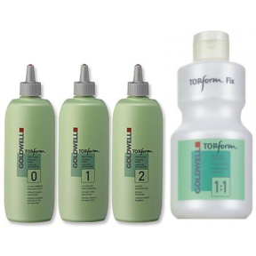 Goldwell (Голдвелл) Средство для химической завивки + Фиксатор (Topform Well Lotion 0, 1, 2), 500/1000 мл.