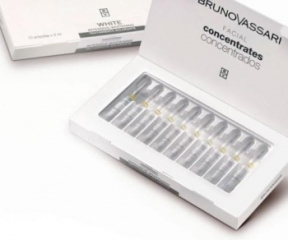 Bruno Vassari (Бруно Вассари) Концентрат "Сияние кожи" (White | White Facial Intensive Whitening Concentrate), 10 амп.x3 мл.