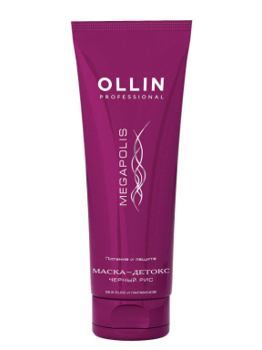Ollin (Олин) Маска-детокс на основе чёрного риса (Megapolis), 250 мл.