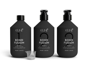 Keune (Кене) Бонд Фьюжн - Конструктор и Усилитель (Bond Fusion Salon Kit), 3 х 500 мл