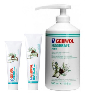 Gehwol (Геволь) Мятный бальзам (Фусскрафт | Fusskraft mint), 75/125/500 мл.