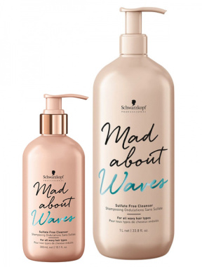 Schwarzkopf (Шварцкопф) Бессульфатный очищающий крем (Mad About Waves), 300/1000 мл.
