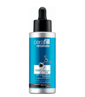Redken (Редкен) Ежедневный несмываемый уход для кожи головы для сильно истонченных волос Керафилл Retaliate Стемоксидин 5% (Cerafill Retaliate Stemoxydine 5%), 90 мл.