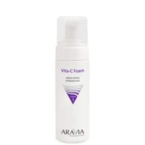 Aravia (Аравия) Крем-пенка очищающая Vita-C Foaming, 160 мл.