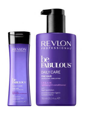 Revlon (Ревлон) Кондиционер для тонких волос Ежедневный уход (Daily Care C.R.E.A.M. Lightweight Conditioner For Fine Hair), 250/750 мл.