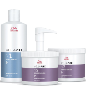 Wella (Велла) Большой салонный набор 1+2 Wella°plex, 3x500 мл