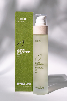 EffegiLab (Эффеджилаб) Масло Макадамии расслабляющее для лица и тела Olio di Macadamia Relax, 100 мл.