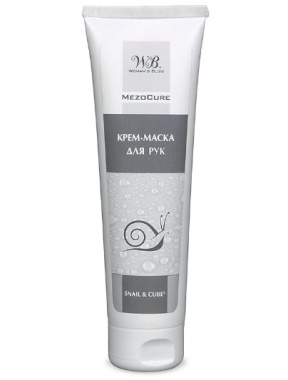 Woman's Bliss (Вуманз Блисс) Крем-маска для рук с экстрактом улитки и 3D гиалуроновой кислотой MezoСure, 100/200 мл. 