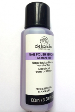 Alessandro (Алессандро) Жидкость для снятия лака без ацетона (Nail Polish Remover), 100 мл.
