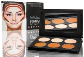  Bellapierre (Беллапьер) Палитра для макияжа "Свет и контур" (Contour & Highlight Pro Palette), 17,28 г.