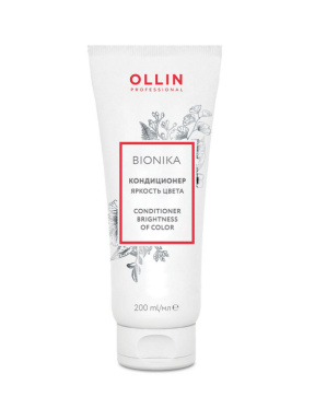 Ollin (Олин) Кондиционер для окрашенных волос "Яркость цвета" (Bionika), 200 мл.
