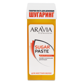 Aravia (Аравия) Сахарная паста для депиляции в картридже мягкая "Натуральная" (Sugar Paste), 150 гр.