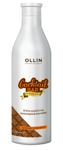Ollin (Олин) Крем-шампунь "Шоколадный коктейль" Шелковистость волос (Cocktail Bar), 500 мл.
