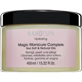 Alessandro (Алессандро) Увлажняющая эмульсия-скраб для рук (Hydrating Magic Manicure Complete Salon Size), 450 мл.