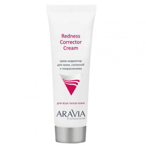 Aravia (Аравия) Крем-корректор для кожи лица, склонной к покраснениям (Redness Corrector Cream), 50 мл.