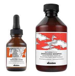 Davines (Давинес) Набор против выпадения волос (Энергетический шампунь+Энергетический лосьон), 250+100 мл.