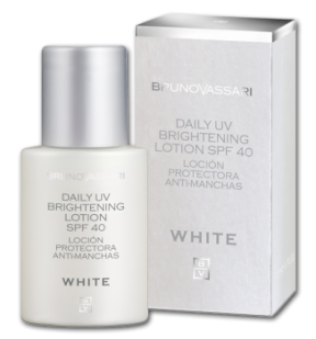 Bruno Vassari (Бруно Вассари) Дневной крем «Сияние кожи» с солнцезащитным фактором 40 (White | White Daily UV Brightening Lotion SPF 40), 40 мл.