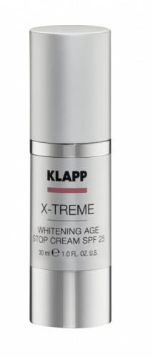Klapp (Клапп) Дневной защитный крем против пигментных пятен SPF 25 (X-Treme Whitening Age Stop SPF 25), 30 мл.