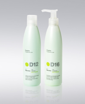 Erayba (Эрайба) Шампунь и кондиционер для ежедневного применения для всех типов волос (Bi-Pack Daily Factor Shampoo & Conditioner), 2 x 250 мл.