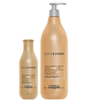 Loreal (Лореаль) Кондиционер для восстановления поврежденных волос Абсолют Репер Голд (Absolute Repair Gold), 200/1000 мл.