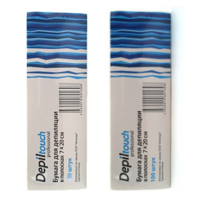Depiltouch (Депилтач) Бумага для депиляции 7x20 см, 50/100 шт.