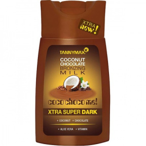 TannyMax (ТанниМакс) Молочко-ускоритель для загара с усиленным бронзатором тройного действия (Super Dark Chocolate Milk), 200 мл 