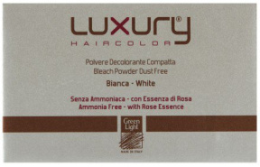 Green Light (Грин Лайт) Пудра осветляющая белая классическая (Luxury Bleach Powder Dust Free White), 500 г.