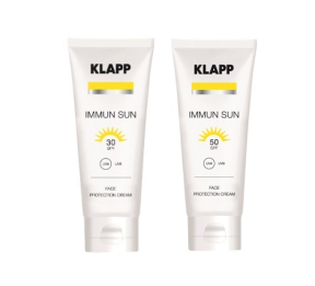 Klapp (Клапп) Солнцезащитный крем для лица SPF 30/SPF 50 (Immun Sun | Face Protection Cream SPF 30/SPF 50), 50 мл.