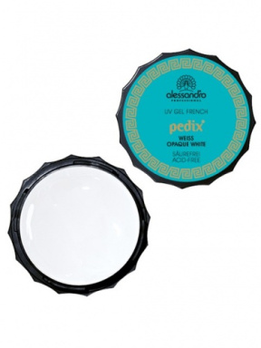Alessandro (Алессандро) Гель-френч белый (Pedix French Gel White), 7,5 г.