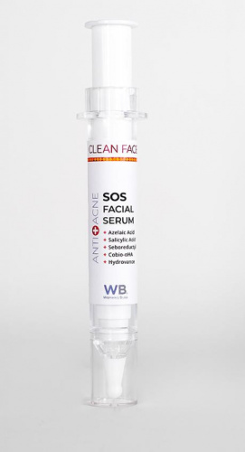 Woman's Bliss (Вуманз Блисс) Сыворотка SOS анти-акне (Clean Face), 10 мл.