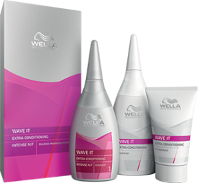 Wella (Велла) Набор Мягкая формула для окрашенных и чувствительных волос (Wave It Extra Conditioning), 30/75/100 мл