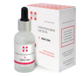 Plus-Active (Плюс Актив) Гиалуроновая кислота+Эластин 30+, 25 мл