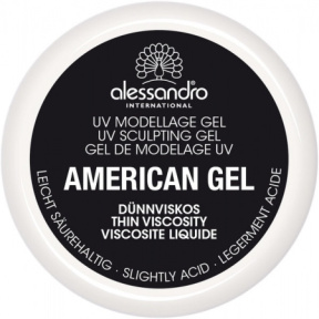 Alessandro (Алессандро) Гель для наращивания и моделирования ногтей (Amercian Gel Thick), 30 г.