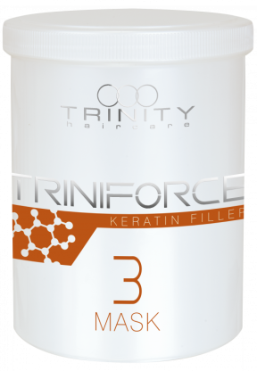Trinity (Тринити) Маска для волос "Наполнитель кератина" (Triniforce), 1000 мл.
