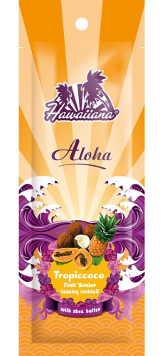 Hawaiiana (Гаваяна) Крем-коктейль для загара без бронзаторов (Tropiccoco Tanning Cocktail), 15 мл.