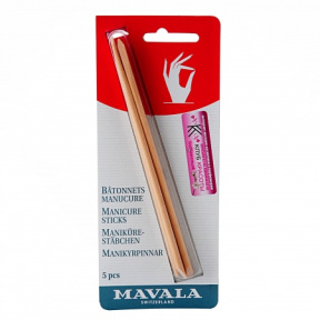 Mavala (Мавала) Палочки для маникюра деревянные (Manicure Sticks), 5 шт