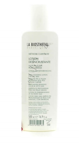 La Biosthetique (Ла Биостетик) Лосьон-дезинкрустант для глубокого очищения пор (Lotion Desincrustante), 500 мл.
