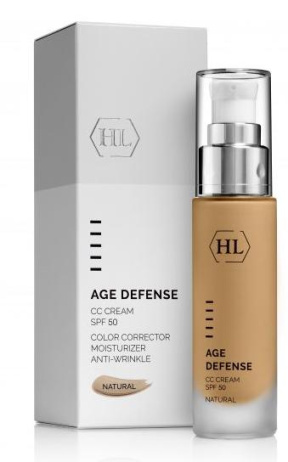 Holy Land (Холи Ленд) Крем для комплексной коррекции (Age Defense CC Cream Natural (SPF50)), 50 мл.
