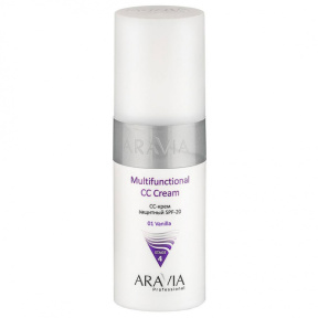 Aravia (Аравия) CC-крем защитный SPF-20 (Multifunctional CC Cream sand 02), 150 мл.