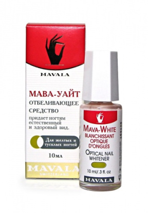 Mavala (Мавала) Оптическое отбеливающее средство для ногтей Мава-Уайт, 10 мл
