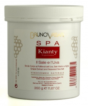Bruno Vassari (Бруно Вассари) Морская соль-пилинг (Kianty Spa | II Sale E L’Uva), 350 г.