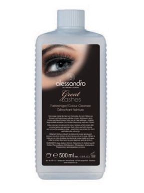 Alessandro (Алессандро) Средство для удаления краски для бровей и ресниц (Great Lashes Colouring Cleaner), 500 мл.