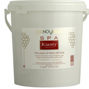 Bruno Vassari (Бруно Вассари) Термоактивная пенная водорослевая маска с экстрактом вина Кьянти (Kianty Spa | Mousse Mare All'Uva), 1 кг.